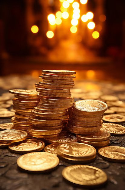 Dhan Kirti Photorealistic money concept illustration