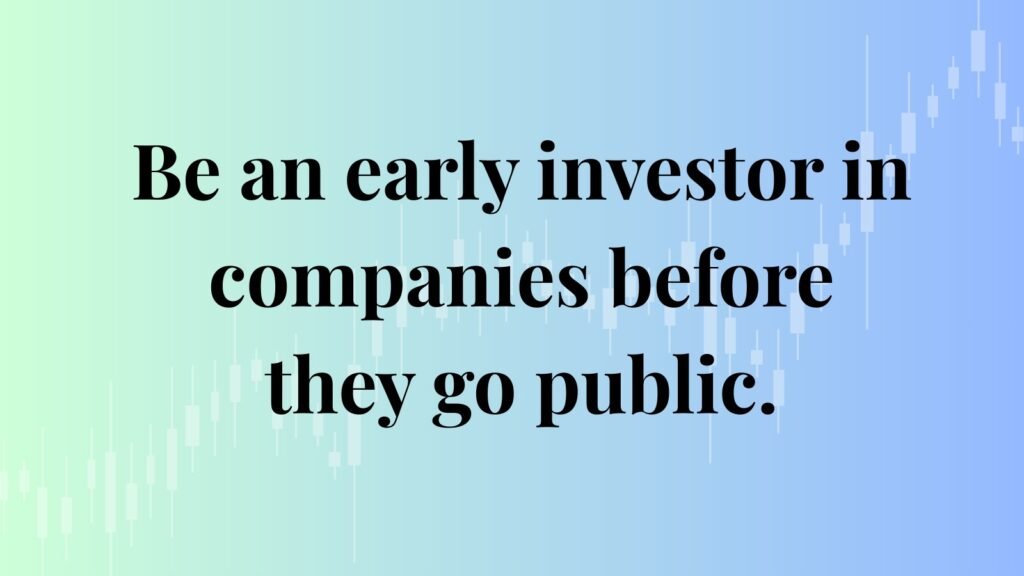 Pre Ipo Investing